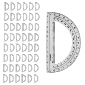 180 Degree Protractors - Bulk School Supplies Wholesale Case of 96 Protractors