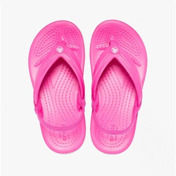 205777-6QQ CROCBAND STRAP FLIP Kids Flip Flops Electric Pink