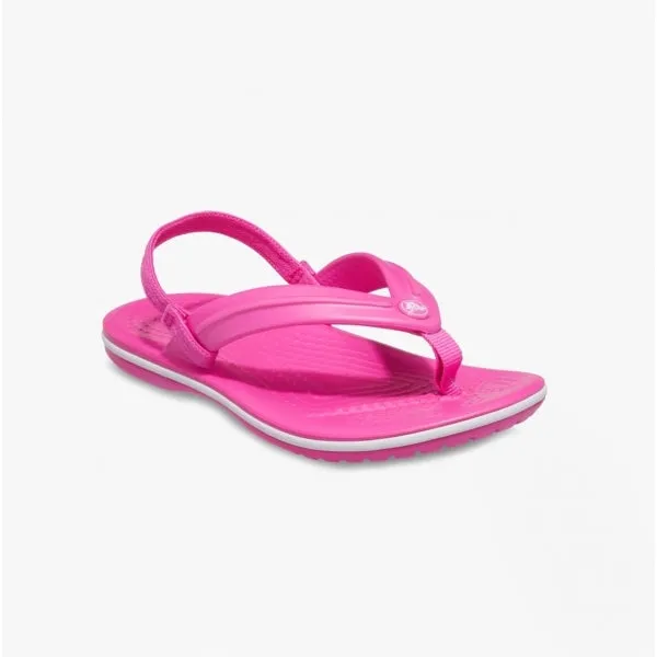 205777-6QQ CROCBAND STRAP FLIP Kids Flip Flops Electric Pink