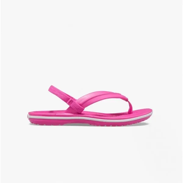 205777-6QQ CROCBAND STRAP FLIP Kids Flip Flops Electric Pink