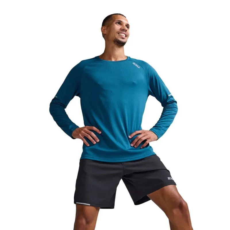 2XU Mens Aero Longsleeve Running Top