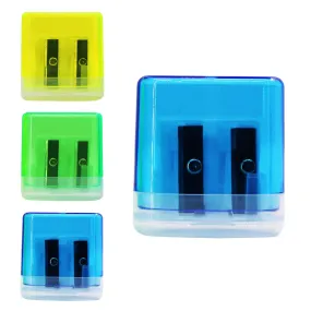 96 Double Hole Pencil Sharpeners- Bulk School Supplies Wholesale Case of 96 Sharpeners