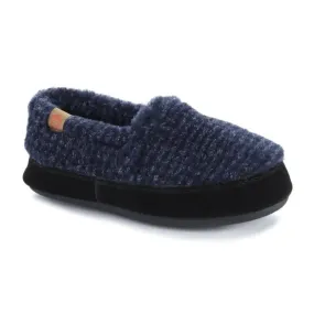 Acorn Boys Moc Slipper Blue Check