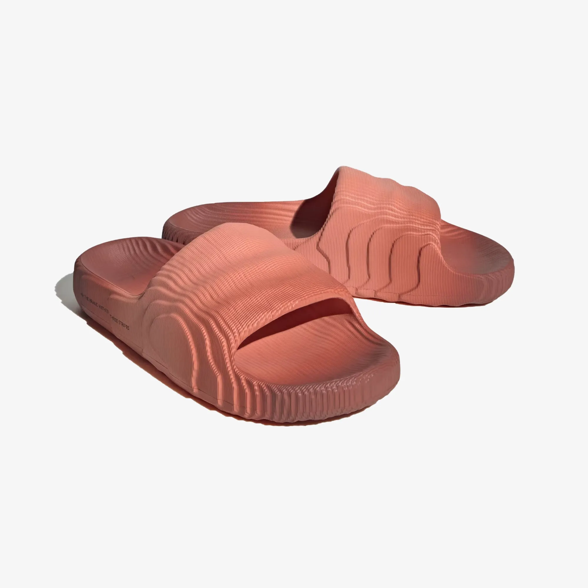 Adidas Originals | ADILETTE 22 SLIDES  { WONDER CLAY/WILD SEPIA/CORE BLACK