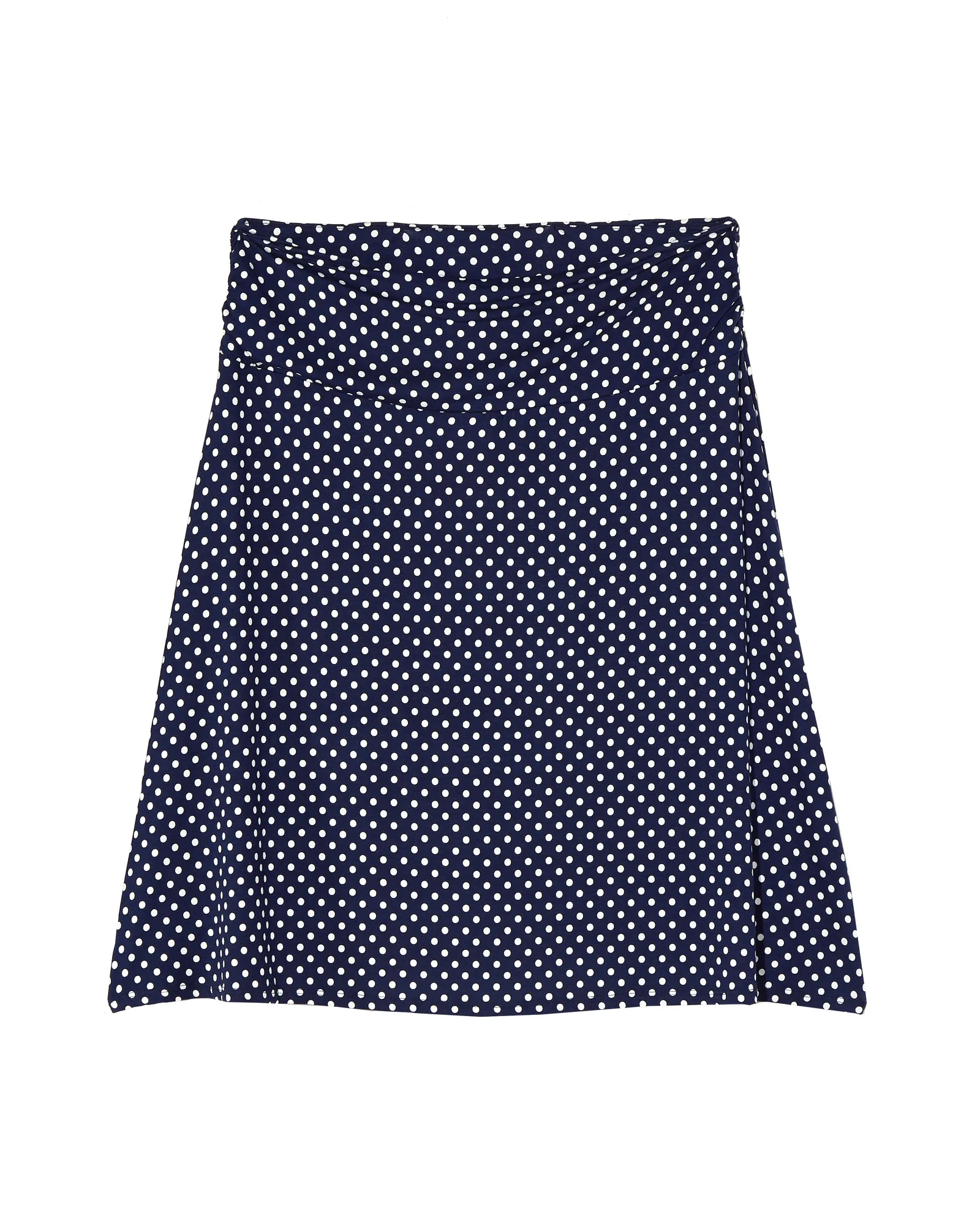 Adriatic Knee Length Skirt | Navy / White