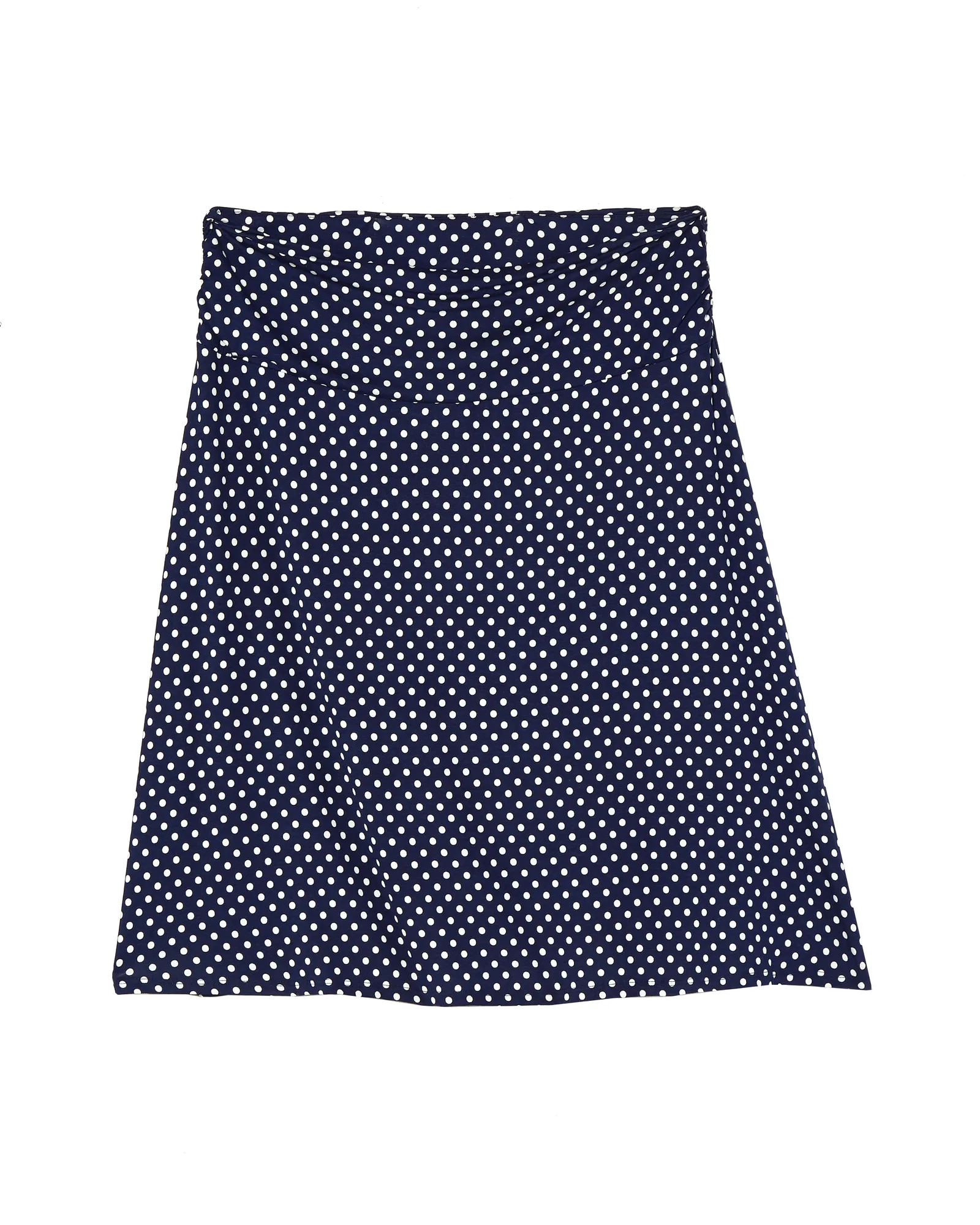 Adriatic Knee Length Skirt | Navy / White