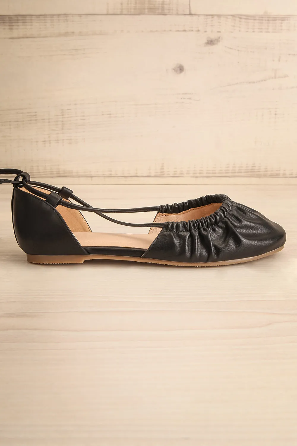 Alastor Black | Ballerina Flats w/ Ankle Tie