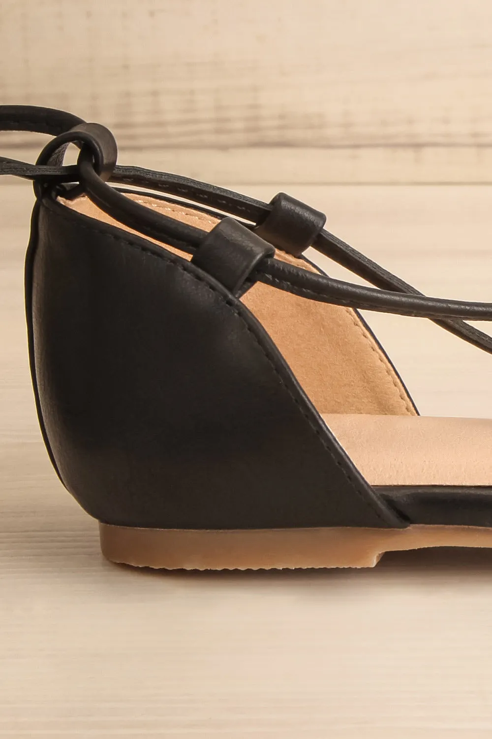 Alastor Black | Ballerina Flats w/ Ankle Tie