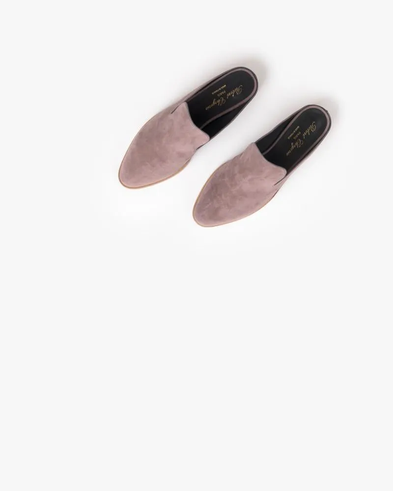 Alicel Slip On in Sandalwood Suede