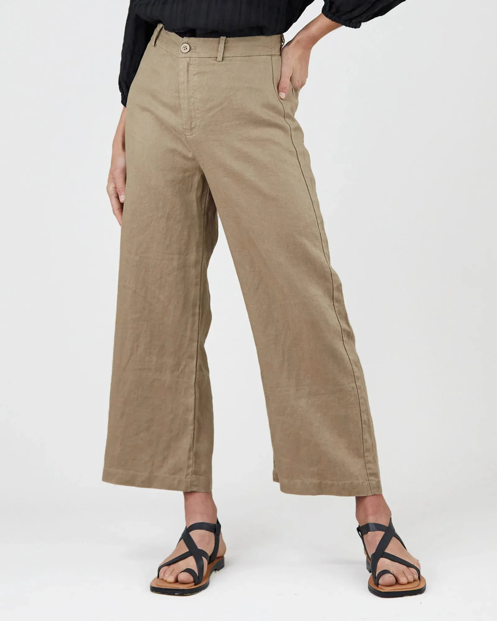 Barossa Linen Pant (Flaxen)