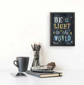 Be a Light to the World Mini Framed Canvas