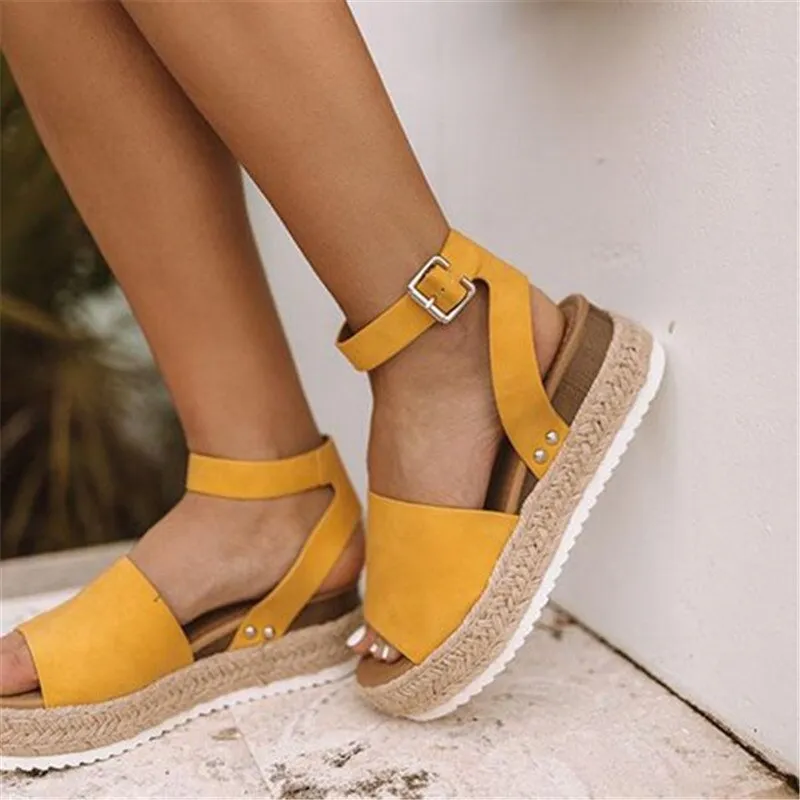 BerriesJam - 2024Plus Size Wedges High Heels Sandals