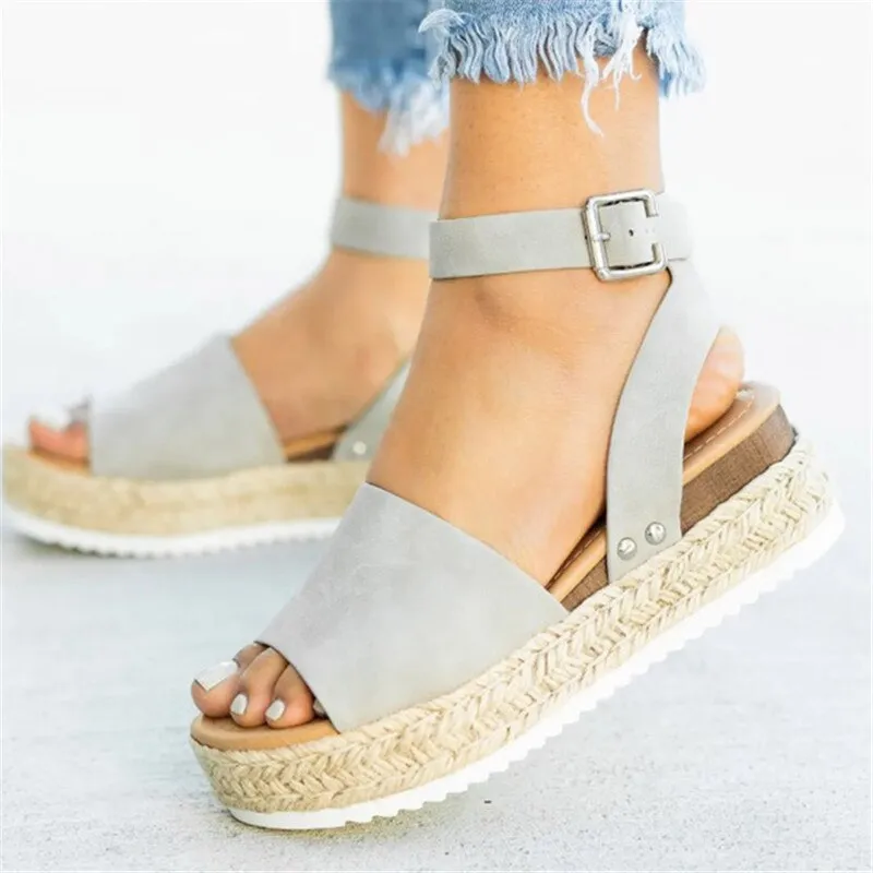 BerriesJam - 2024Plus Size Wedges High Heels Sandals