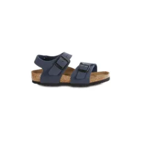 Birkenstock Kids New York BirkiBuc Navy Sandals