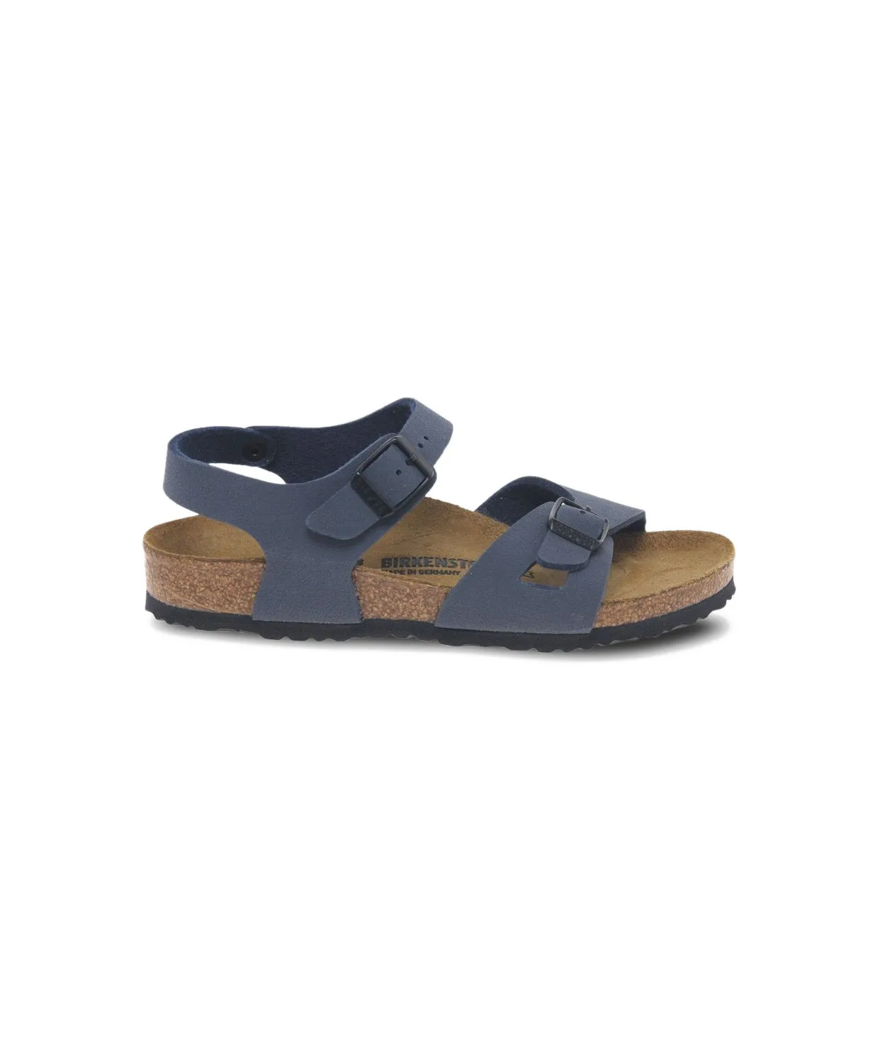 Birkenstock Kids Rio BirkiBuc Navy Sandals