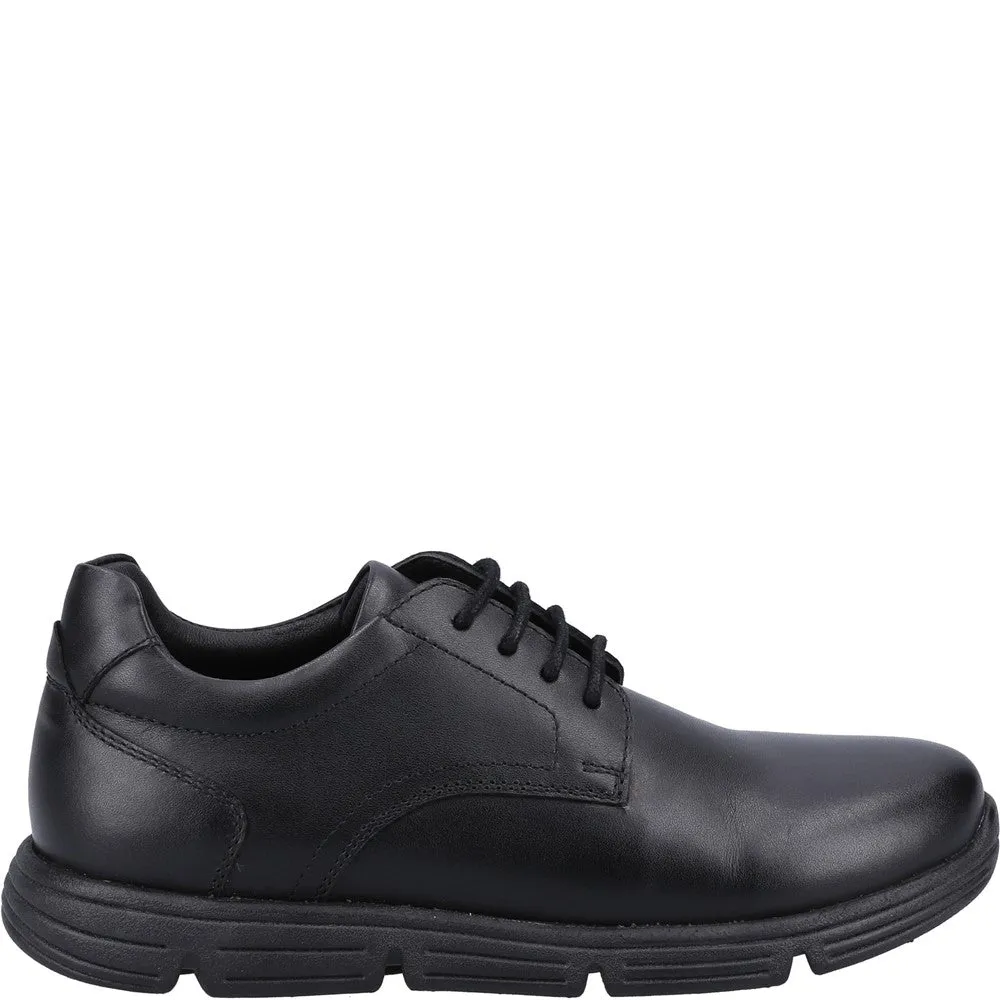 Black Adrian Senior School Shoes