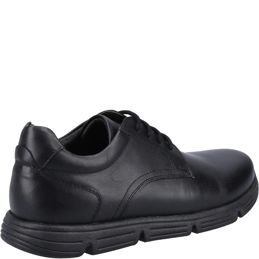 Black Adrian Senior School Shoes