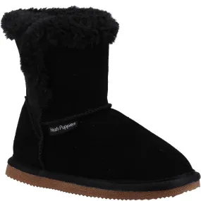 Black Ashlynn Bootie Slipper