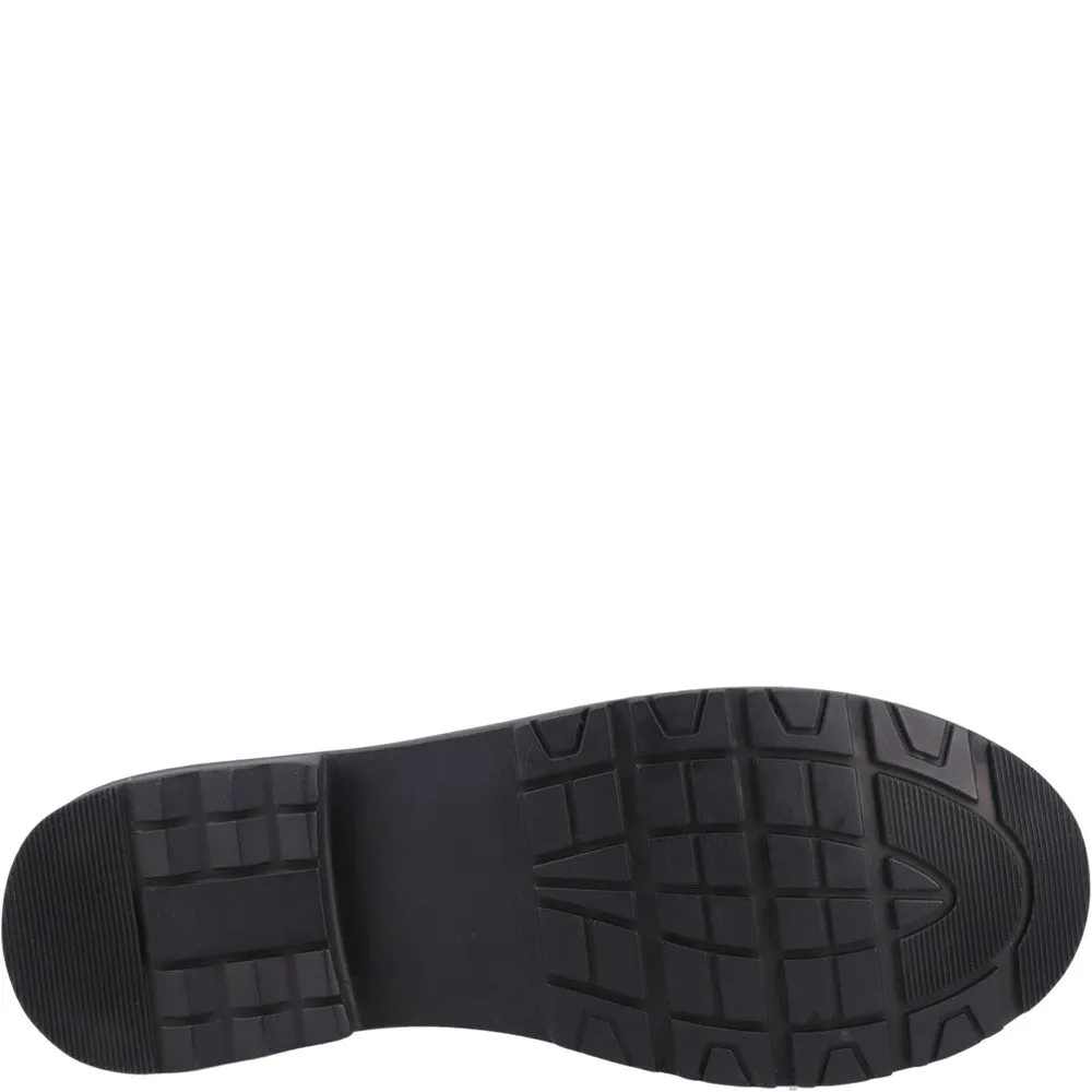 Black Brian Junior School Shoes