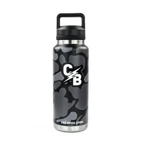 Black Camo 36oz Insulated Bottle