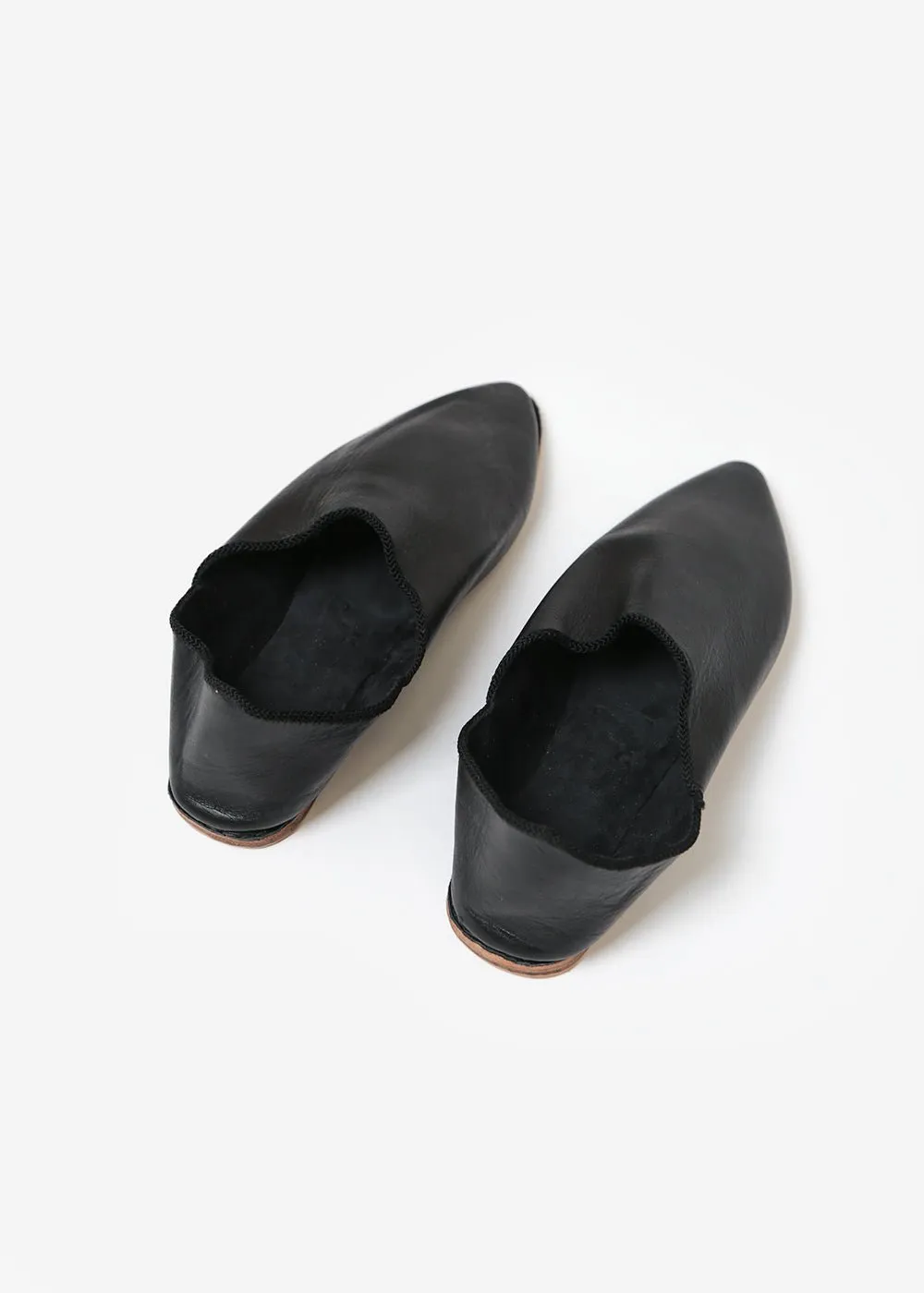 Black Massa Leather Glove Shoe