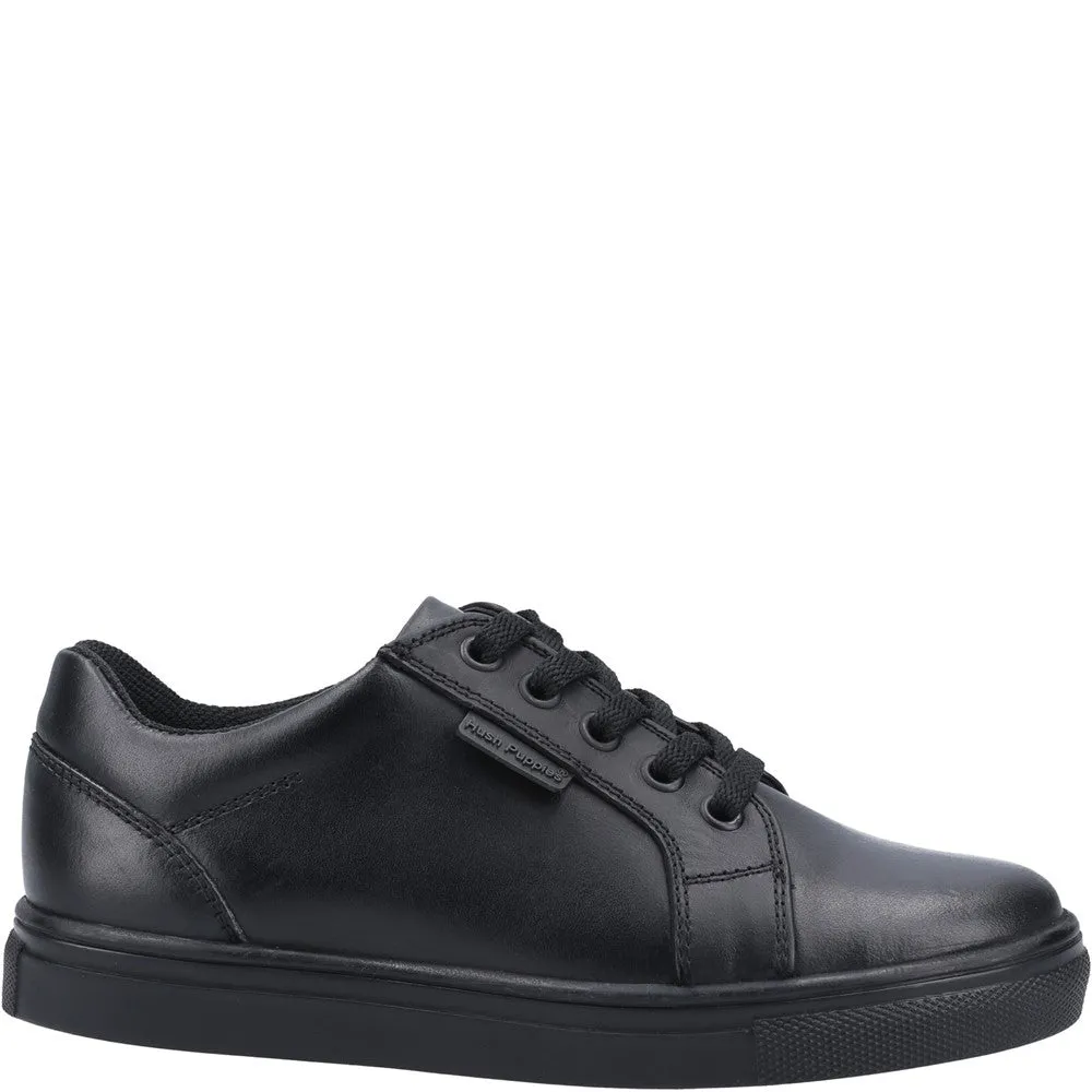 Black Sam Junior School Shoes