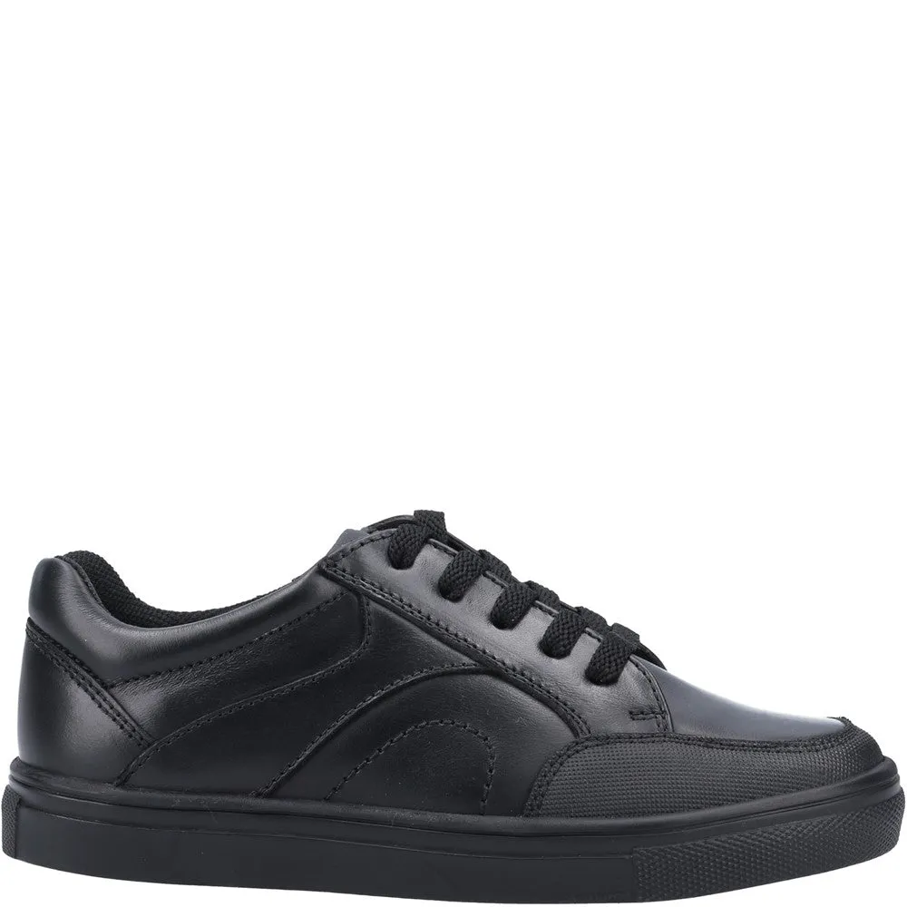 Black Shawn Junior School Shoes