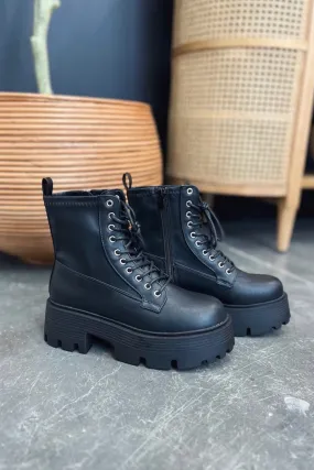 Blade Chunky Combat Boots