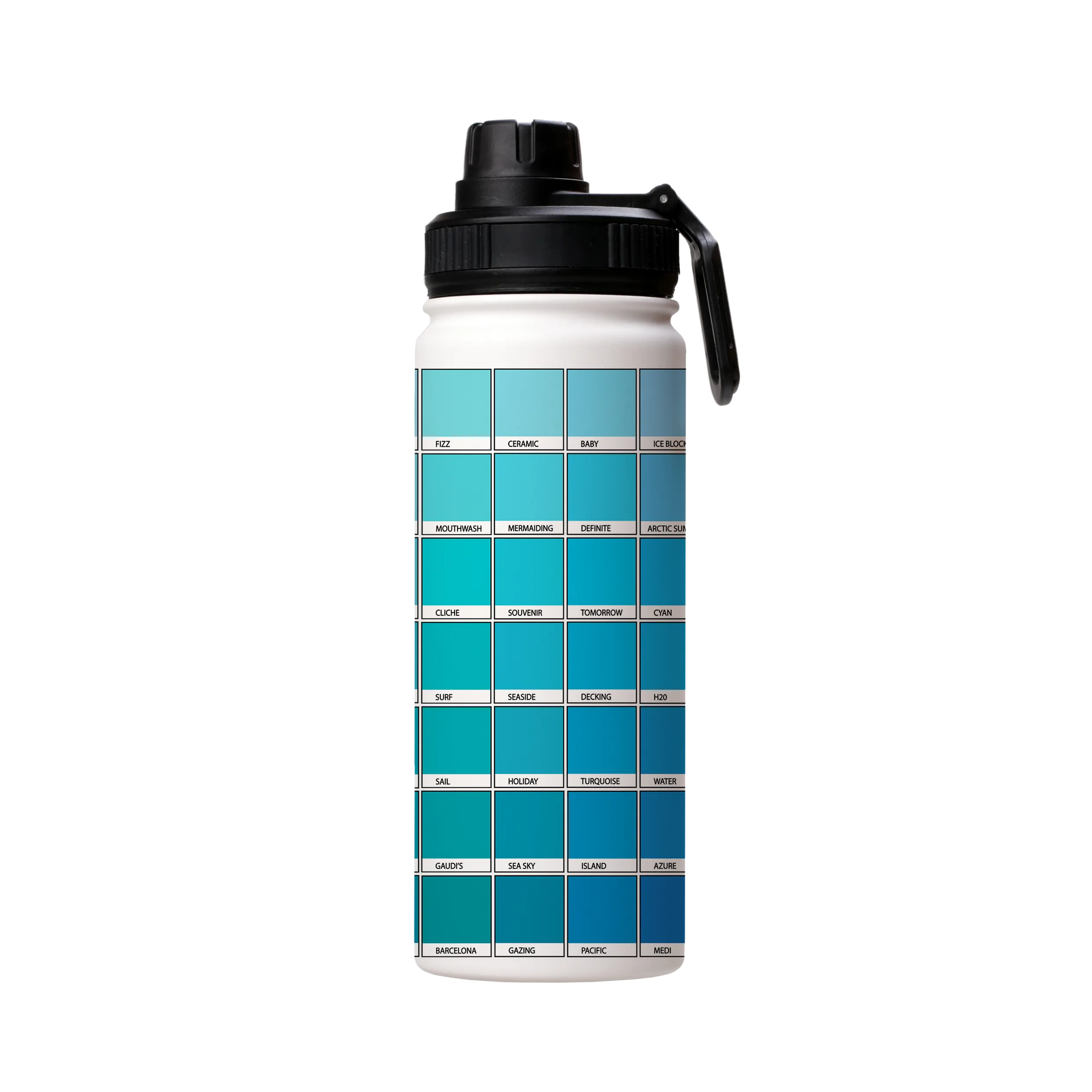 Blue Chromology By Kitty Joseph Insulated Stainless Steel Water Bottle