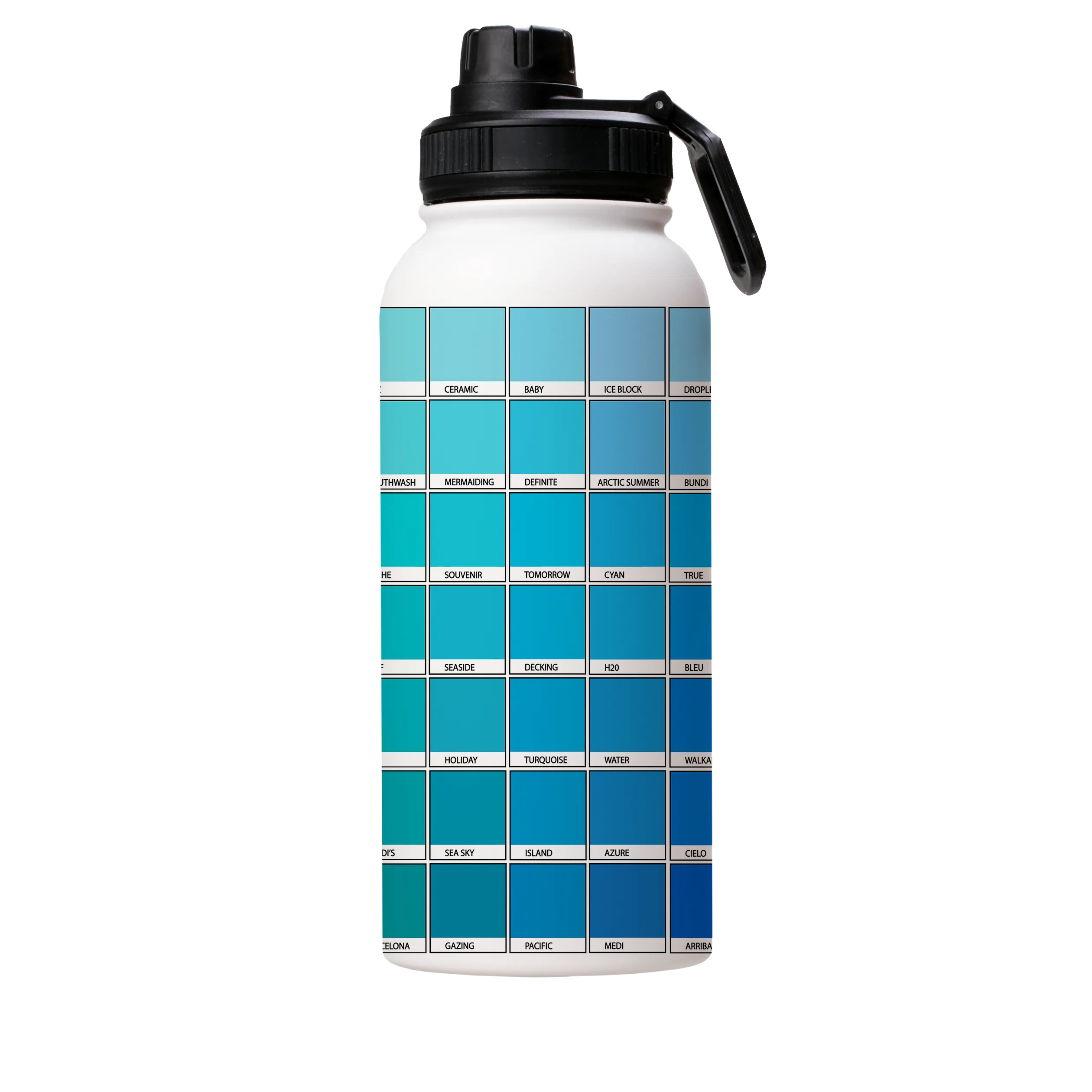 Blue Chromology By Kitty Joseph Insulated Stainless Steel Water Bottle