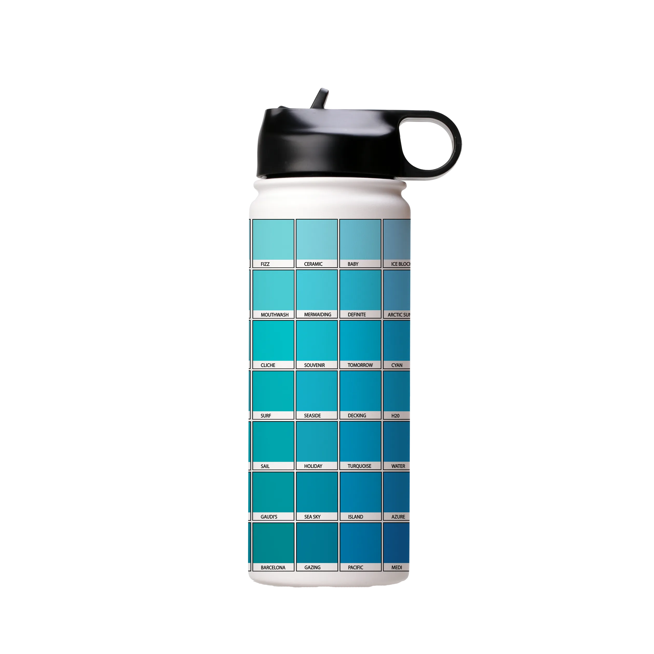 Blue Chromology By Kitty Joseph Insulated Stainless Steel Water Bottle