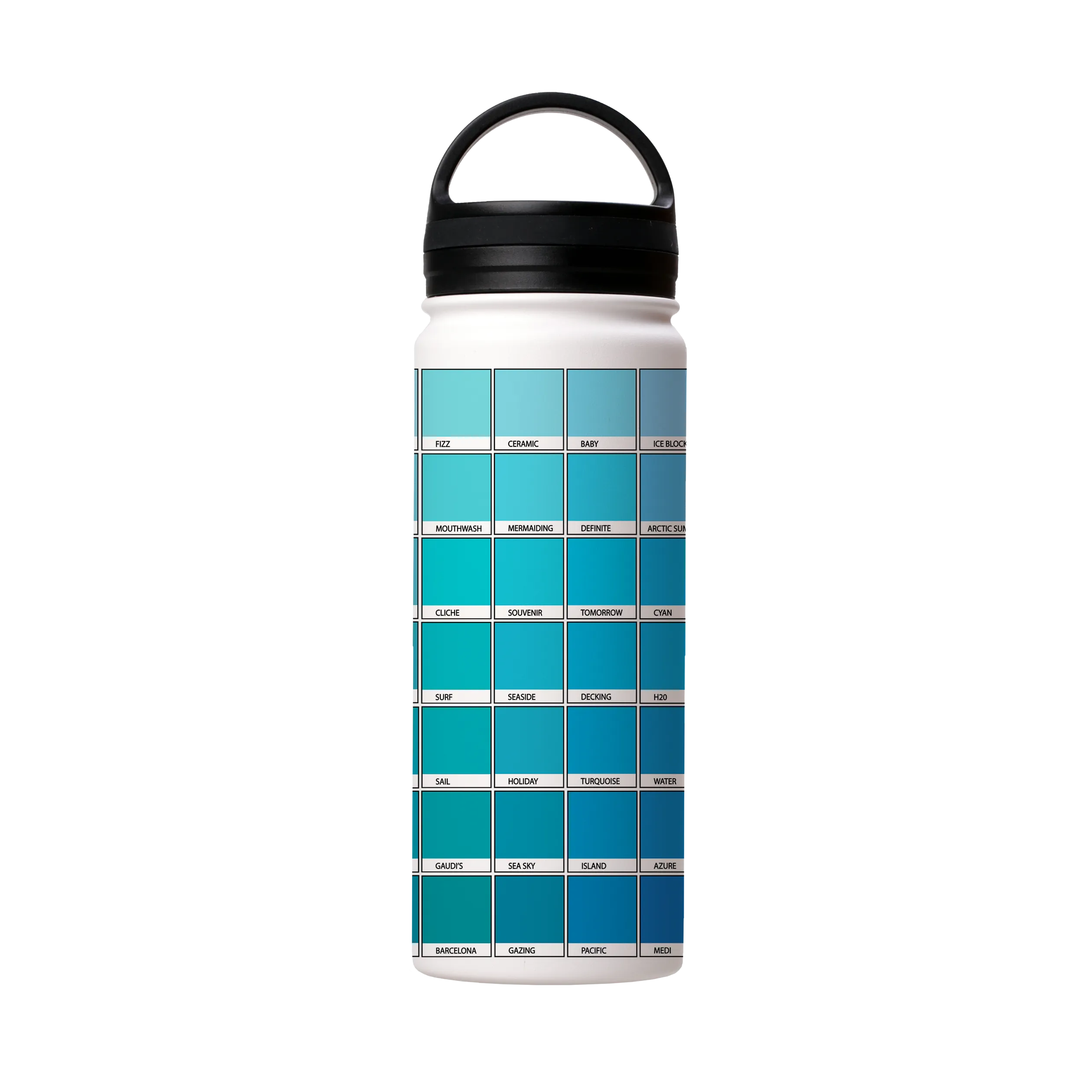 Blue Chromology By Kitty Joseph Insulated Stainless Steel Water Bottle