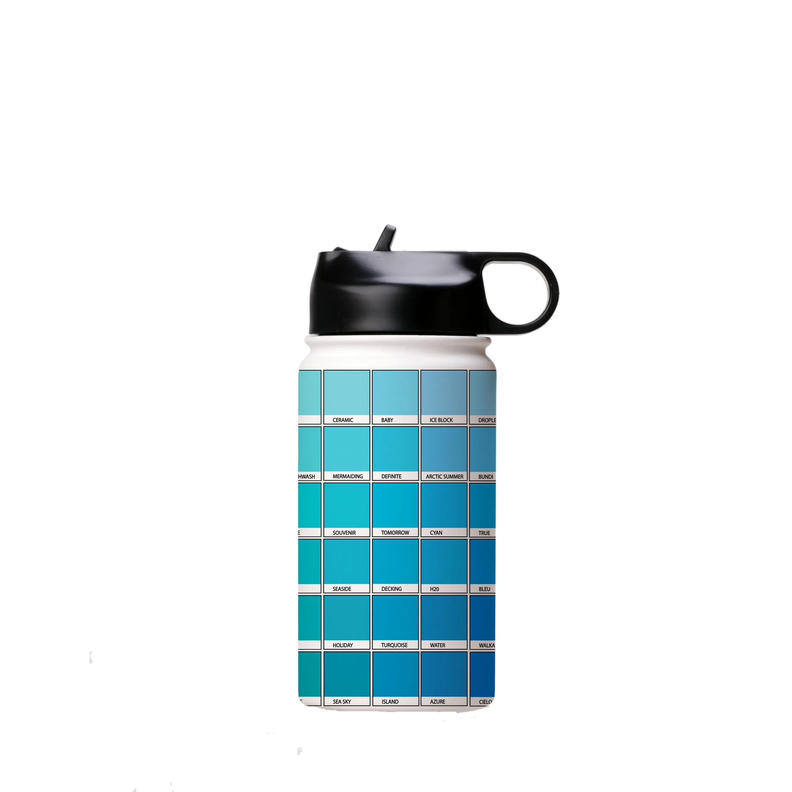 Blue Chromology By Kitty Joseph Insulated Stainless Steel Water Bottle