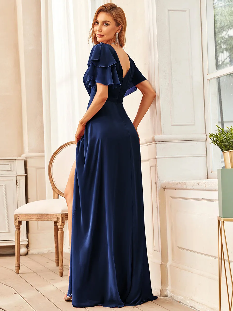 Boat Neck Straight Wholesale Mother of Bridesmaid Dresses