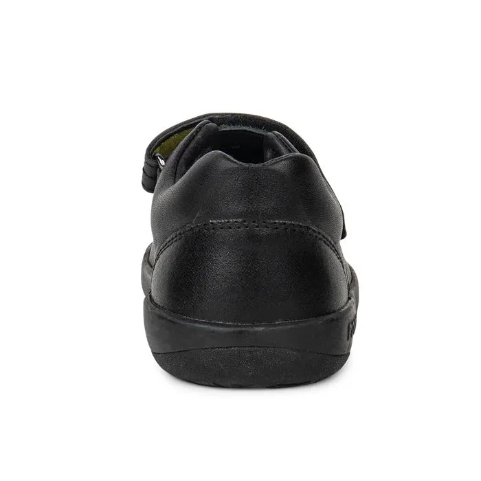 Bobux Kid  Black School Leather Shoe Journey Mary Jane