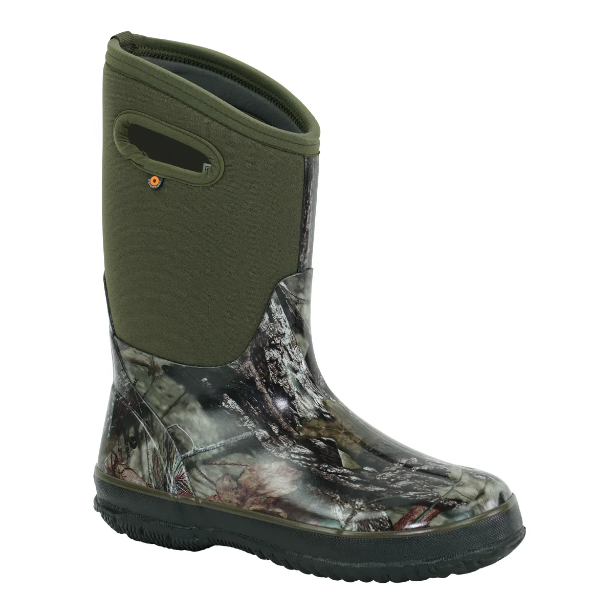 Bogs Kids Classic Camo Tall Rain Boots w/ Handles