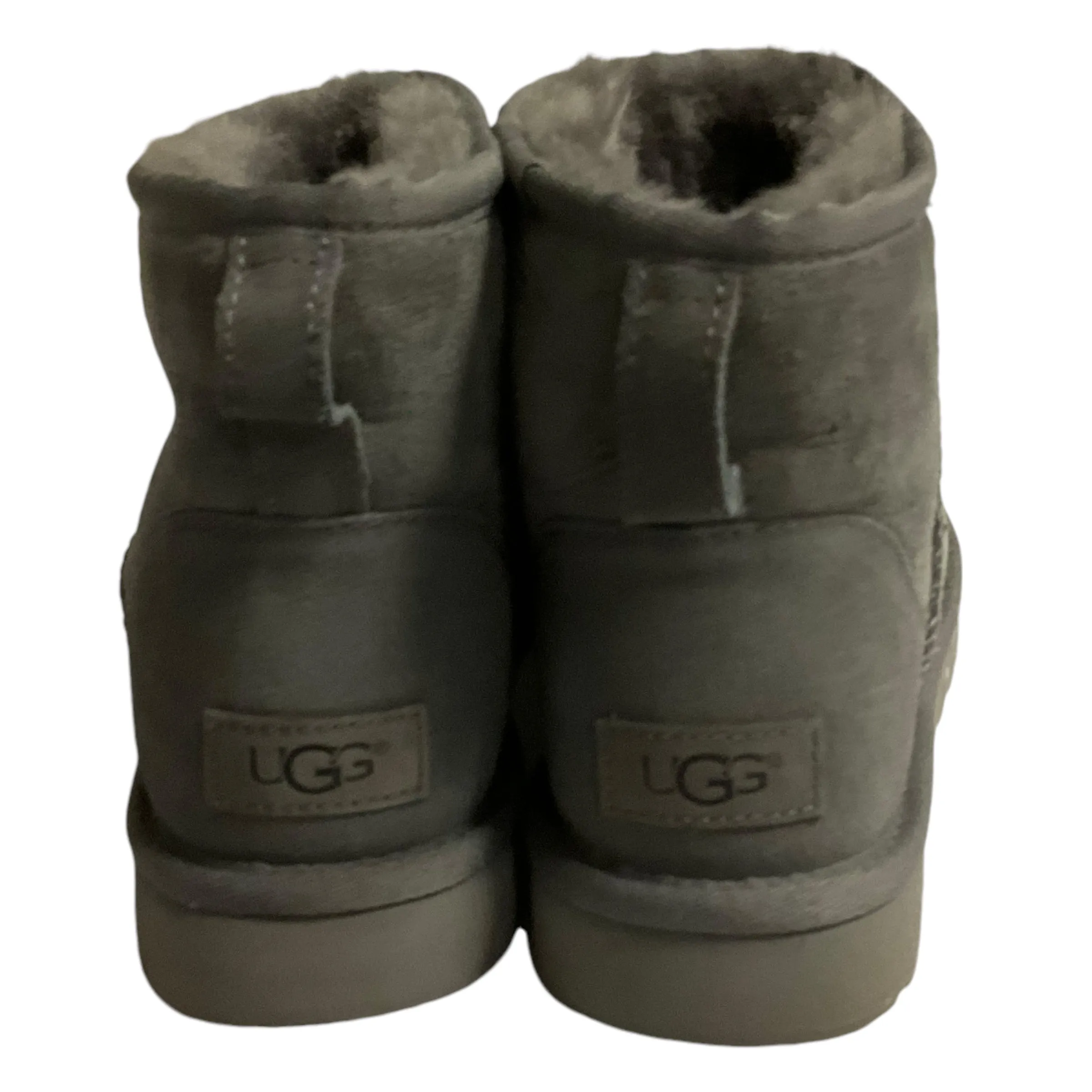 Boots Ankle Flats By Ugg In Grey, Size: 8