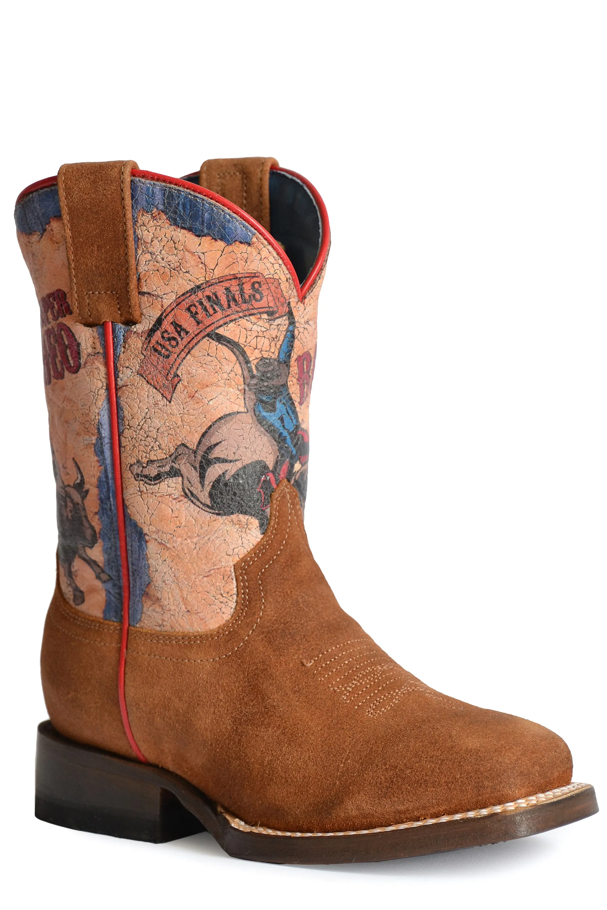 Boys Roper "USA Finals" Western Square Toe Boot