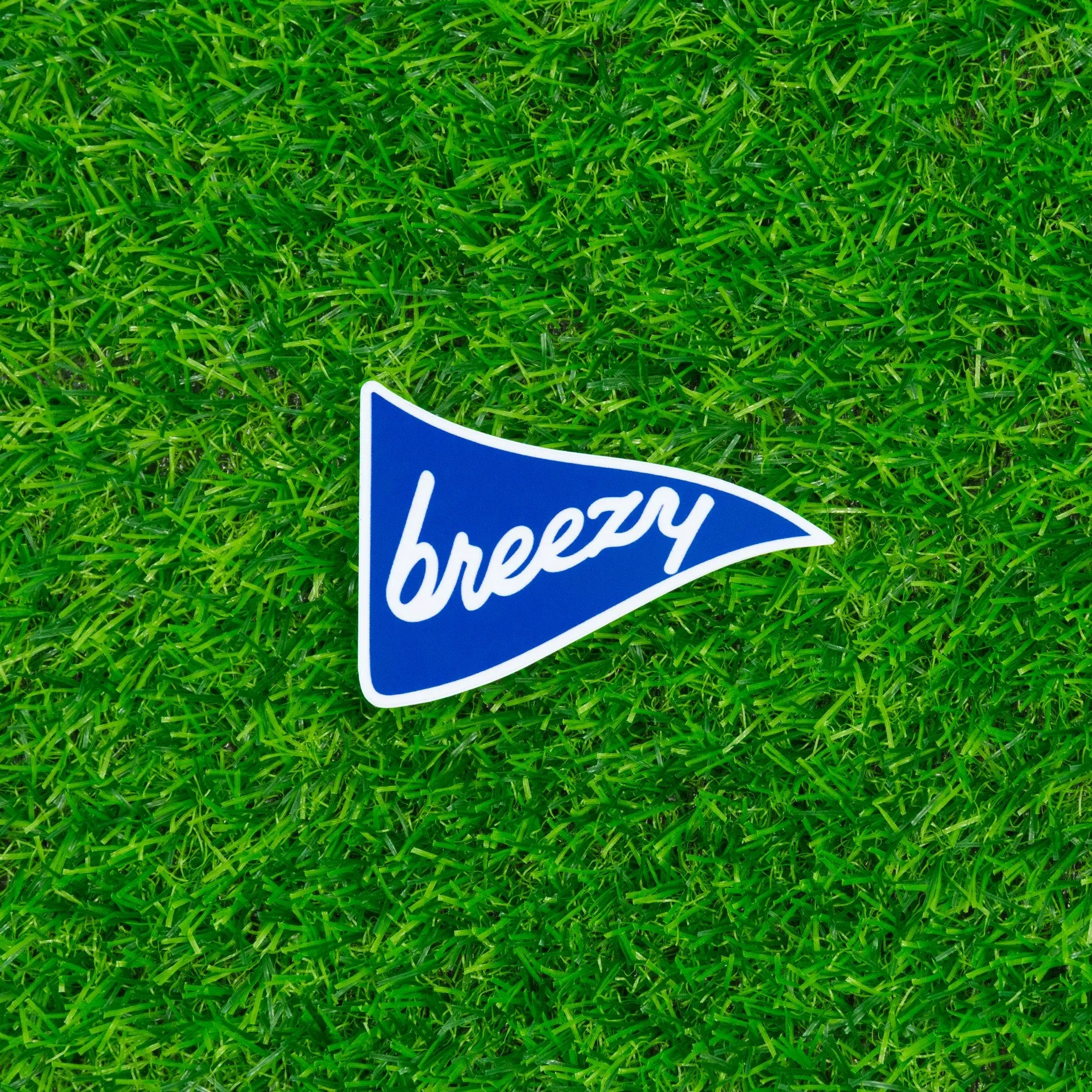 Breezy Flag Sticker (Blue)