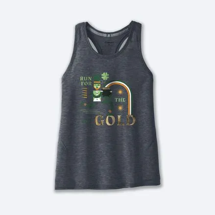 Brooks Women's Distance Graphic Tank Luck of the Run