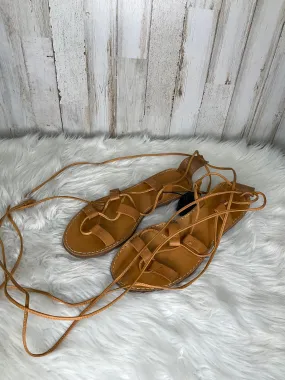 Brown Sandals Flats Madewell, Size 7.5