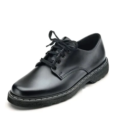 Bucanneer Boys Lace Up School Shoe - Black