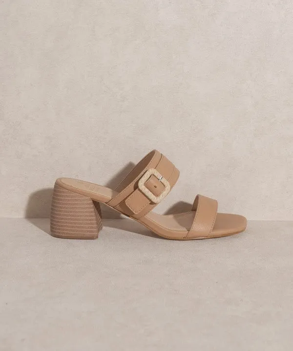 Buckle Block Heel