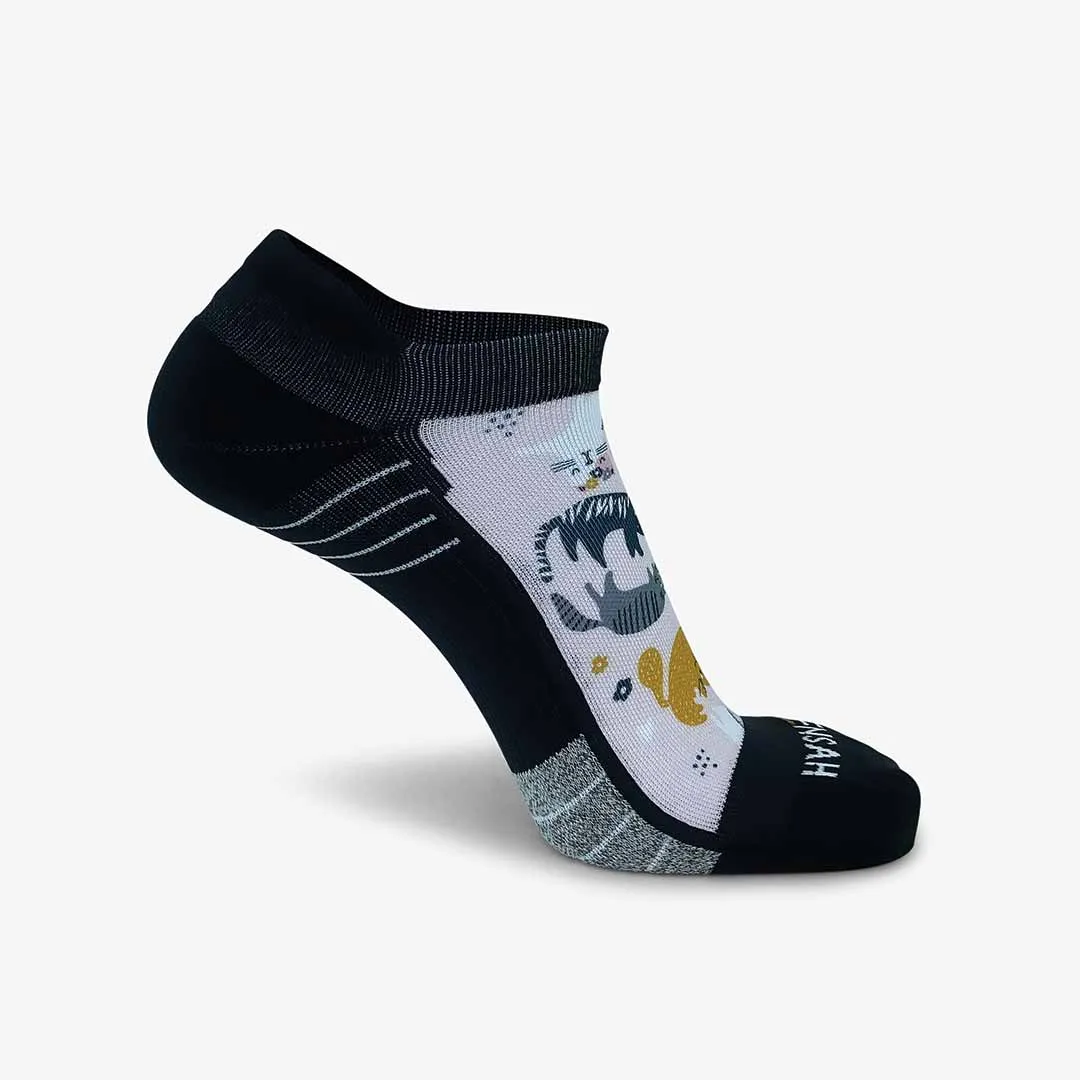 Cats Running Socks (No Show)