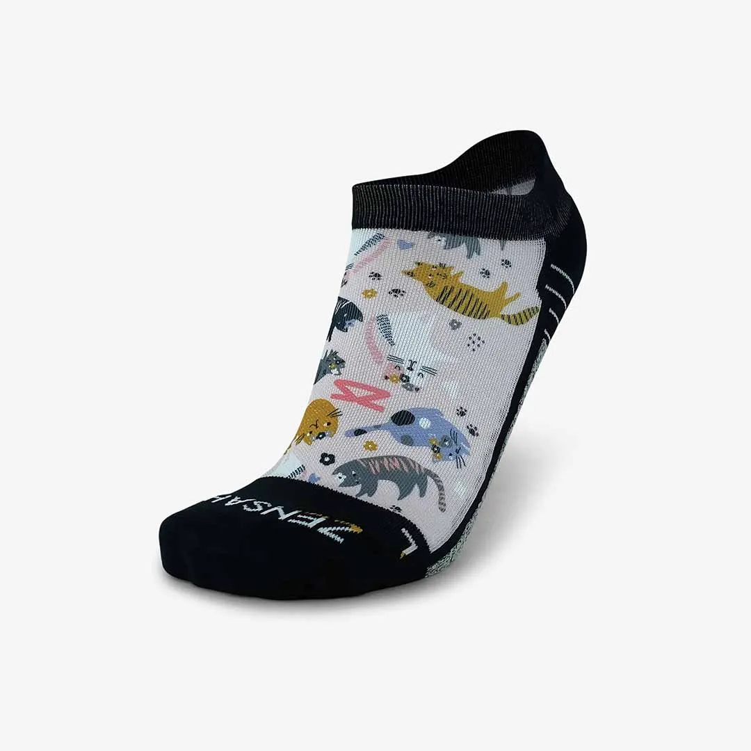 Cats Running Socks (No Show)