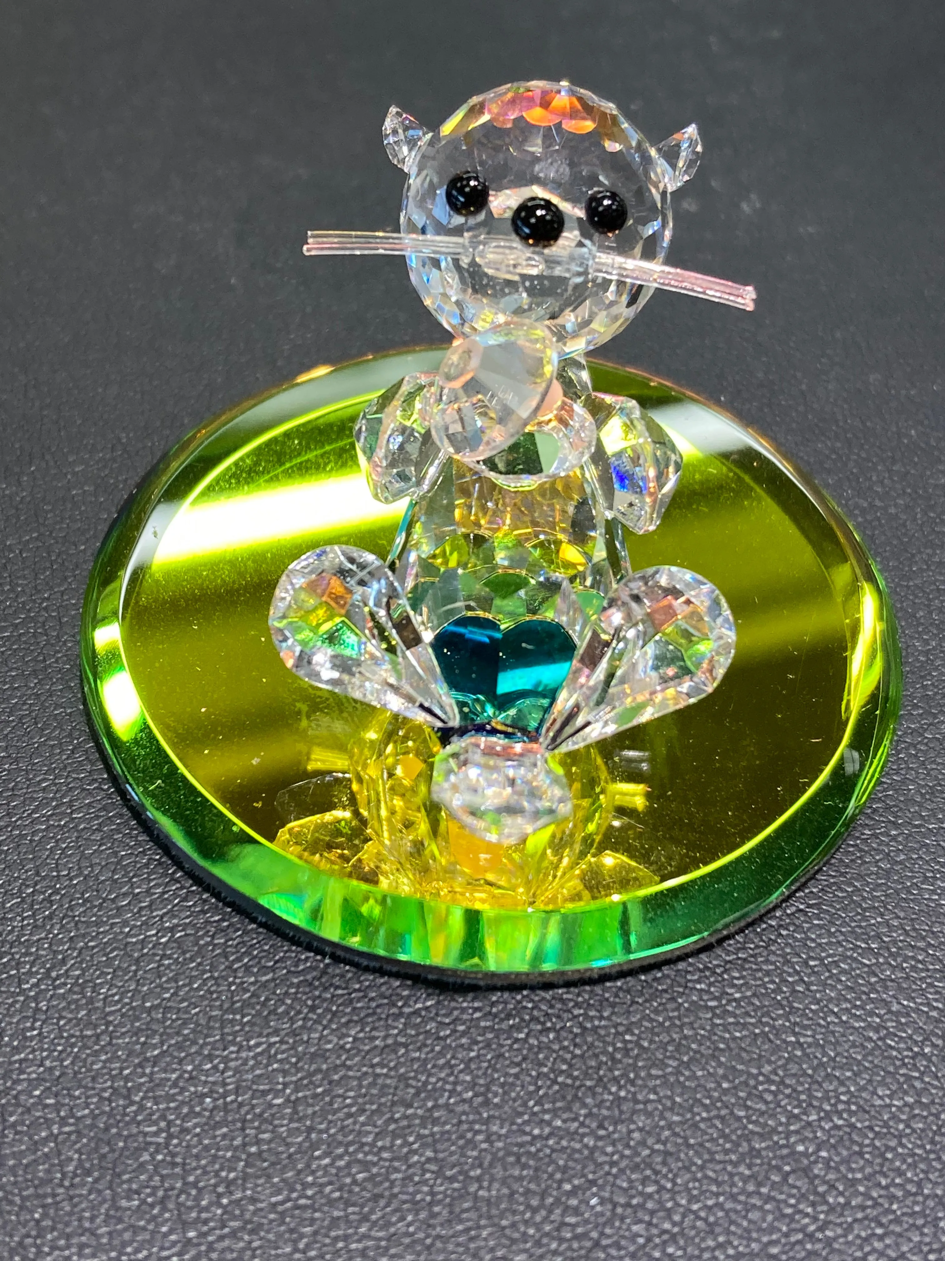 Chillin Otter Crystal Figurine