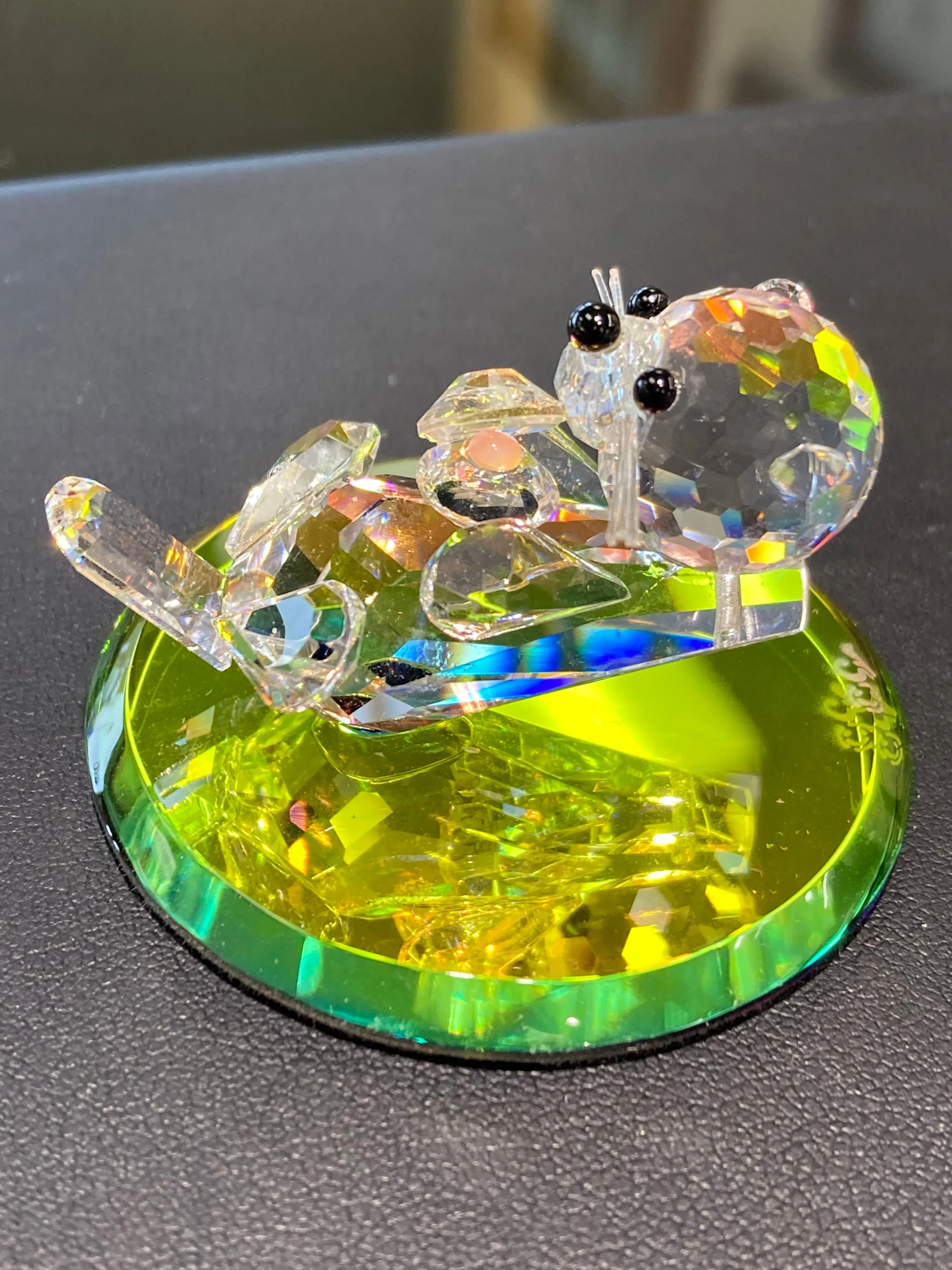 Chillin Otter Crystal Figurine