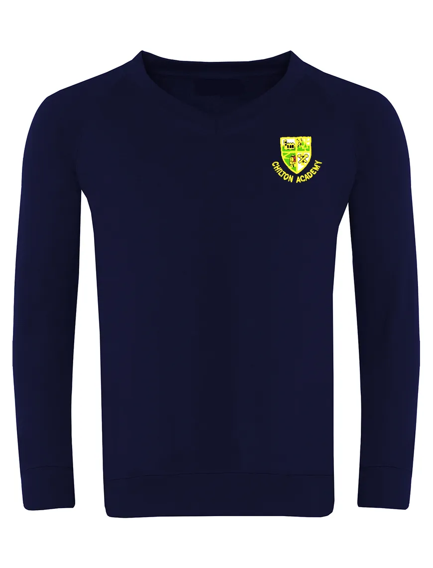 Chilton Academy Navy V-Neck Sweatshirt