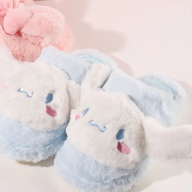 Cinnamoroll fluffy house slippers - MINISO x SANRIO