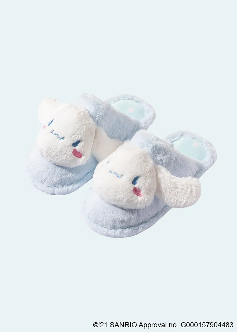 Cinnamoroll fluffy house slippers - MINISO x SANRIO